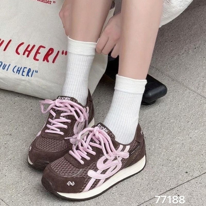 复古防滑系带2025秋季新款真皮时尚潮酷拼色百搭休闲阿甘鞋女潮流|undefined