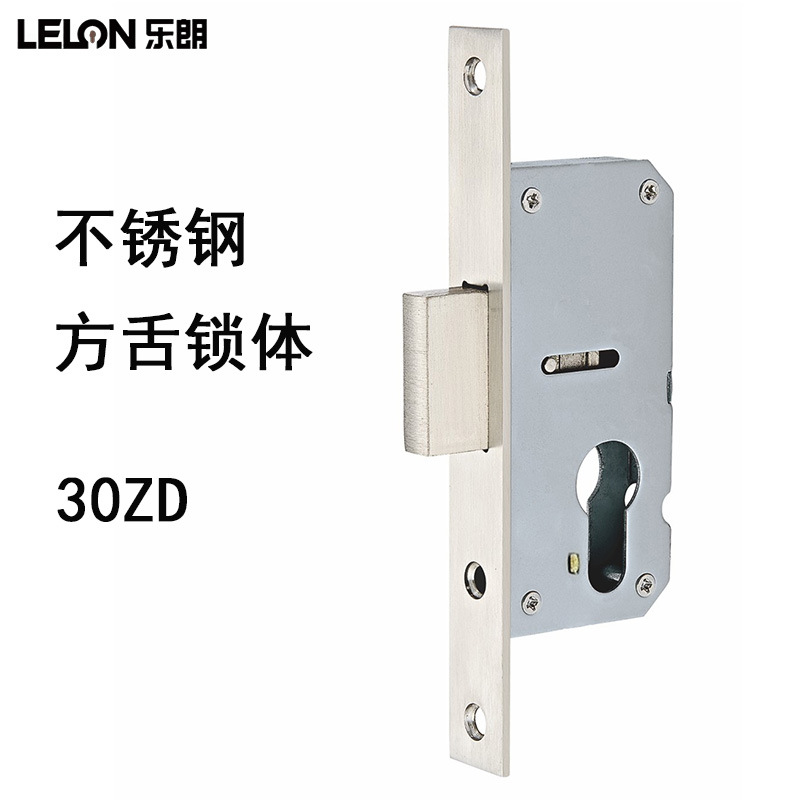 Personalizado acero inoxidable 30 un solo canal de lengua puerta cuerpo de cerradura puerta invisible puerta de aleación de aluminio marco puerta cuerpo de cerradura de tierra