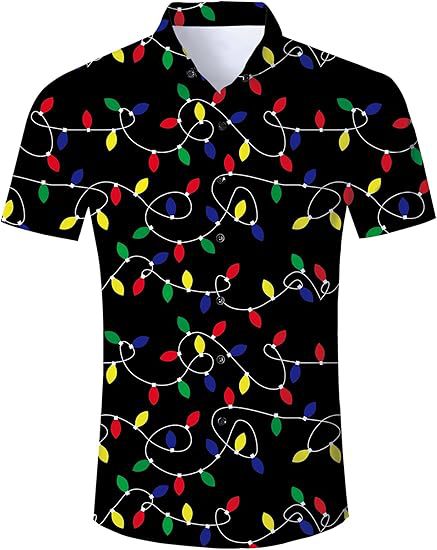 Divertido animal lindo 3D impresión digital hombre calle suelta salvaje manga corta solapa botón camisa hawaiana