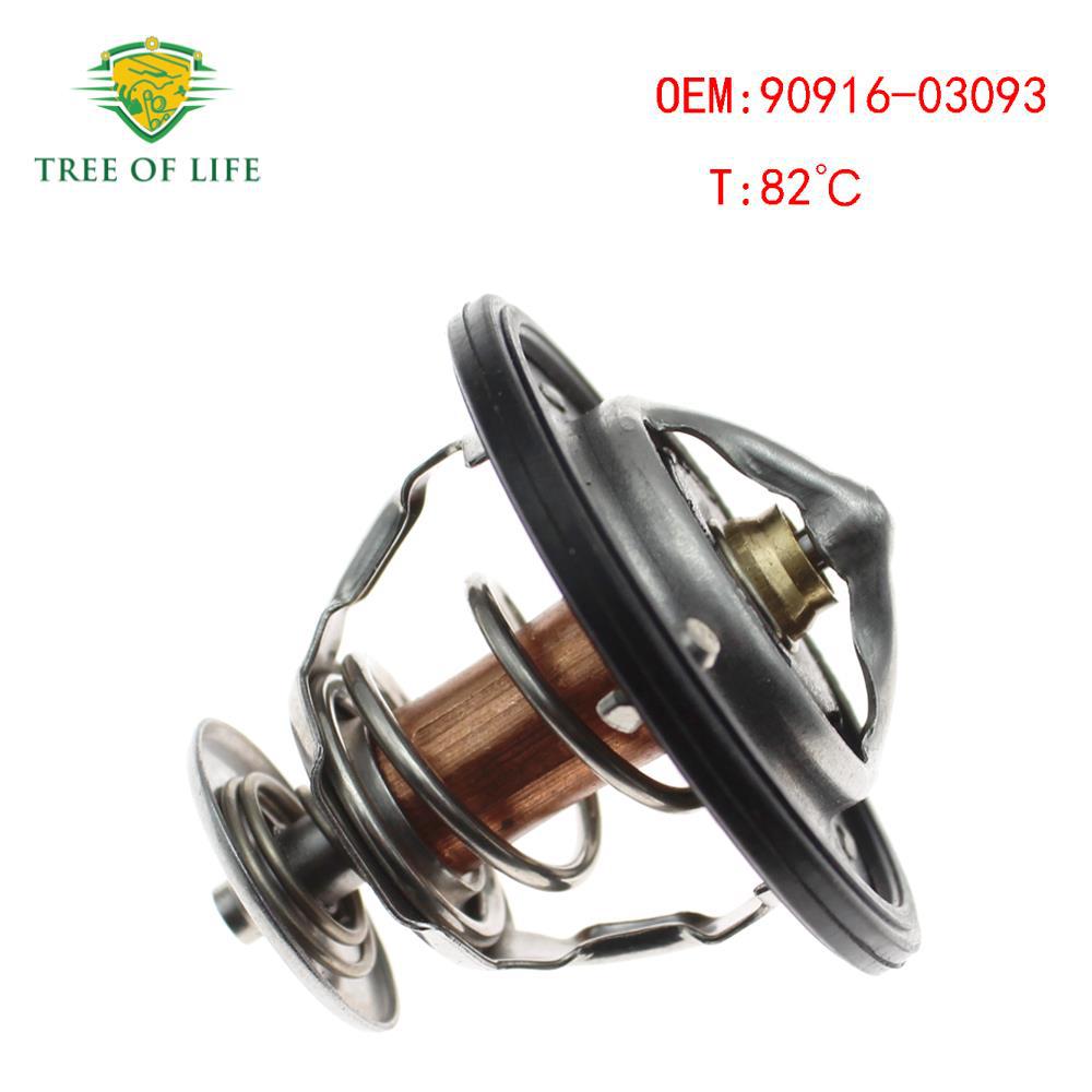 90916 - 03093 para el termostato del motor Toyota Lexus 82 °C