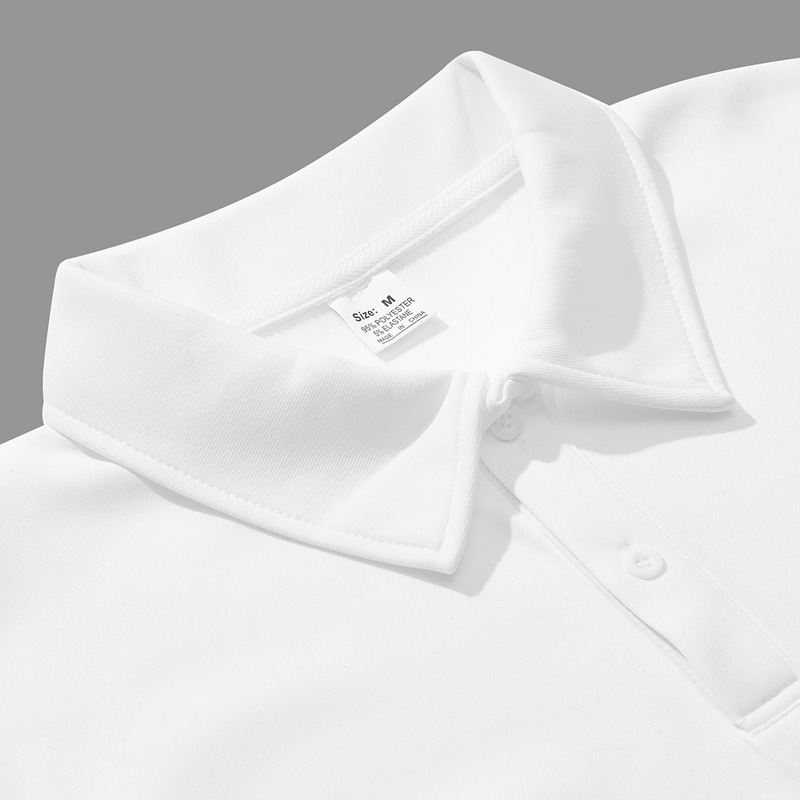 Herrenbekleidung Revers-Sweatshirt für Herren, locker bedruckt, Poloshirt mit kleinem Etikett, vielseitige Pullover-Sportbekleidung_voghion.com