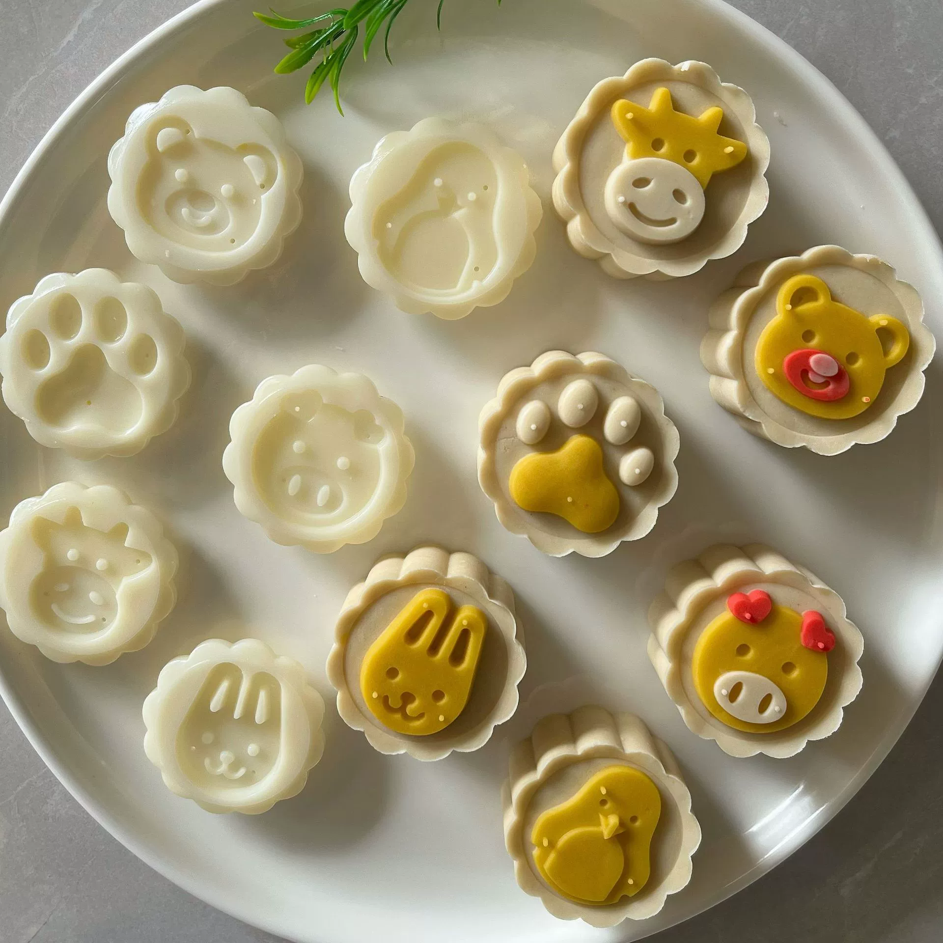宏印臻品 Cartoon compact mold, set, 50g