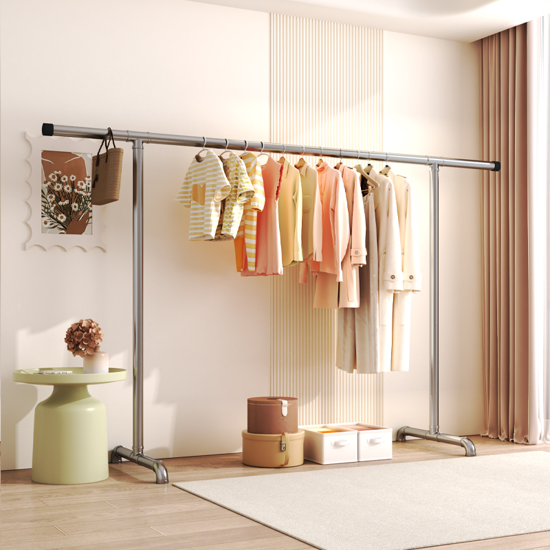 Steel pipe clothes drying rack clothes rack clothes drying pole…
