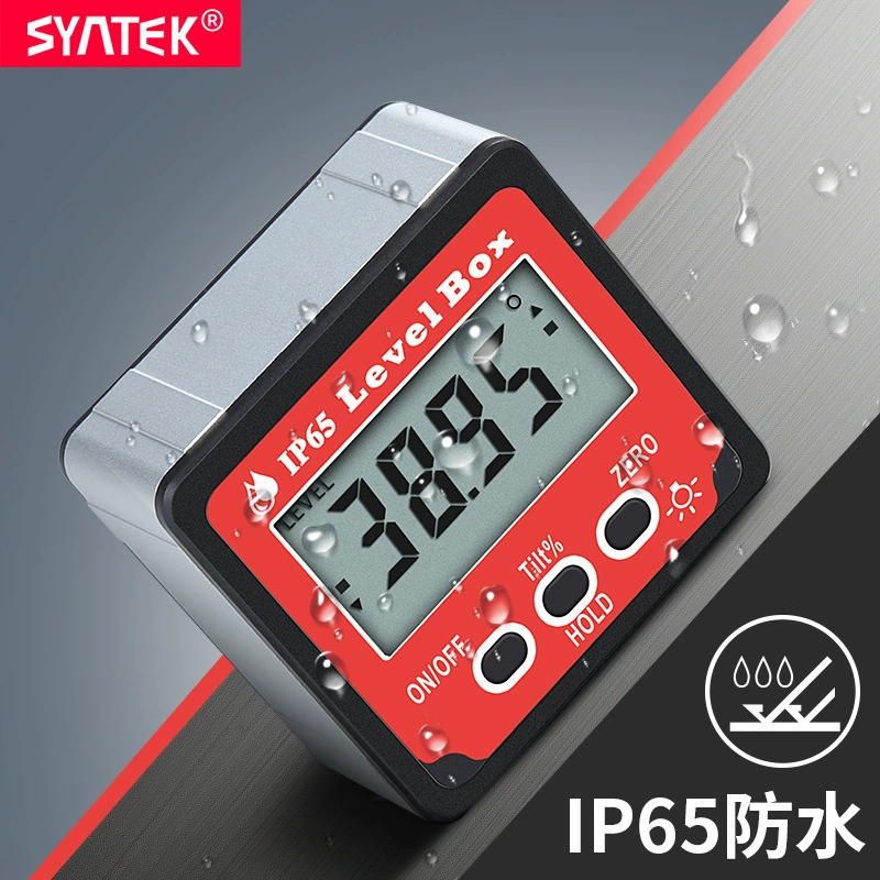SYNTEK Number Disactable Angle River High -precision angle Mester 4x90 ° with Backlight angle Rukia IP65 Waterproof model