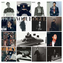 JK VOGUE 杂志 田柾国  画布干胶贴画配饰