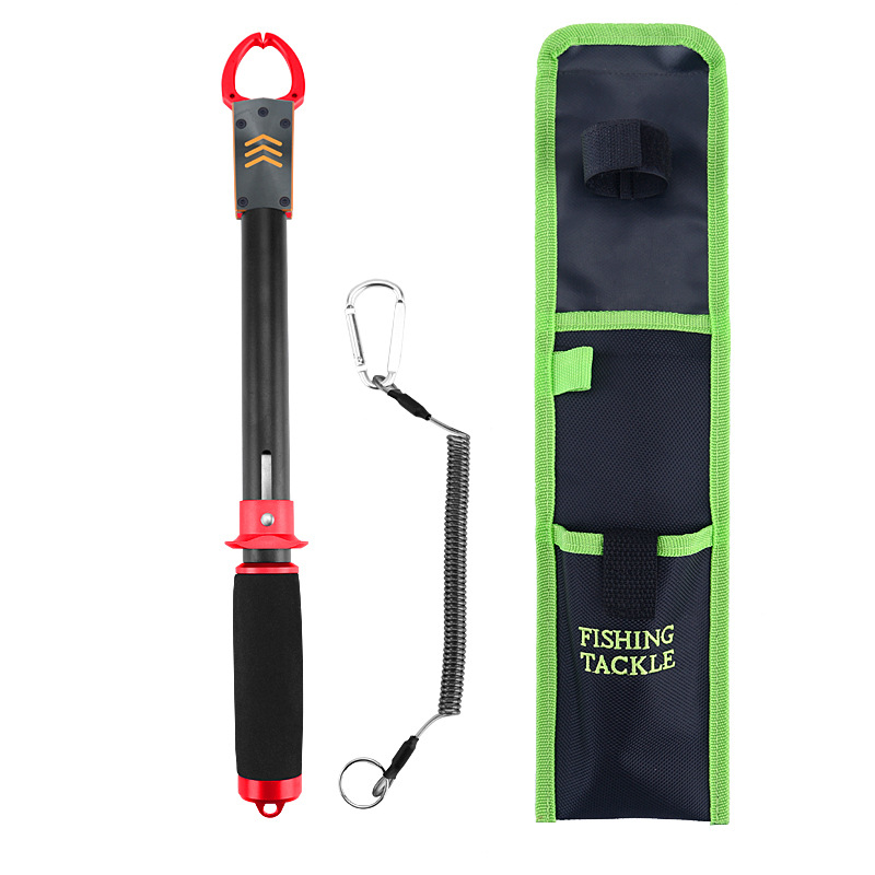 控魚器路亞鉗帶大物取魚器夾魚鉗套裝解鈎鉗子釣魚裝備抓魚器供應