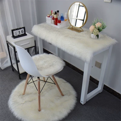 Room Rug, Full-Cover Commercial Carpet, Same: Car Carpet - gray-tip-color-3535cm-round