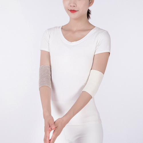 Thermal Wool Line Knee Warmers for Men and Women - Autumn/Winter Thicker Fleece Elbow Warmers for Cold Weather Protection, Breathable Joint Warmers for Wrist and Arm