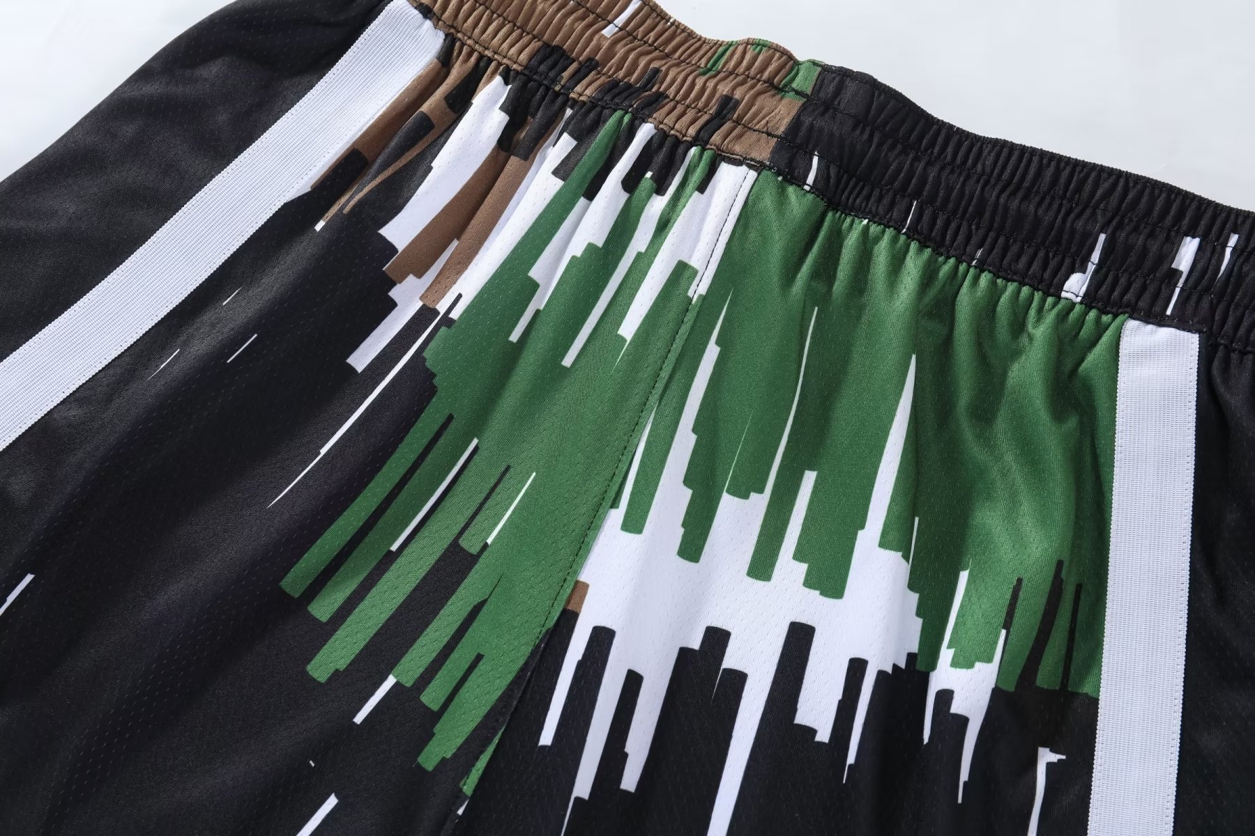 American Basketball Sports Shorts with Double Layer Mesh City Tone Daily Casual Summer Breathable Versatile Capris_voghion.com