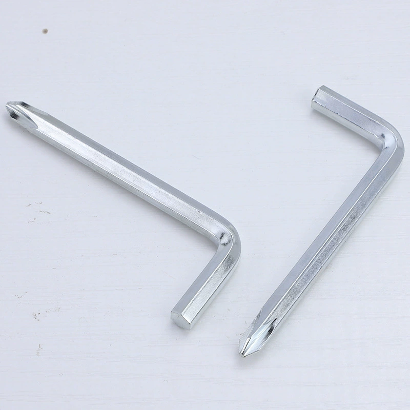 Обеленный цинкованный метровой свастический двухголовый ключ внутренний шестигранный L-образный ключ отвертка мебели углеродистая сталь головка 4 | 5 | 6mm