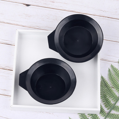 wholesale Barber Shop Hot Oil Bowl Black dyeing bowl Plastic bowl Hairdressing tool comb household Hair dyeing tool