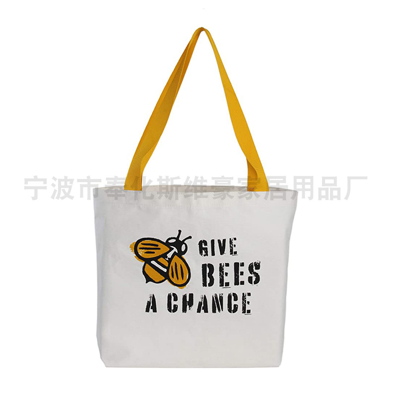 束口纯棉手提拉链广告帆布袋印LOGO单肩大容量斜跨帆布包