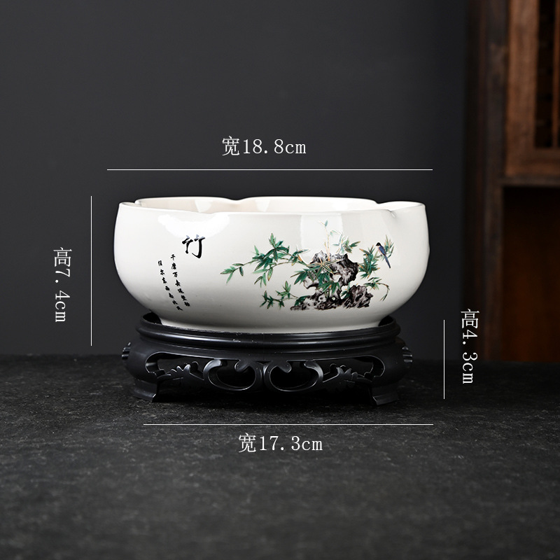 Cuenco de nenúfares, flores de cobre, macetas especiales con paletas, utensilios hidropónicos de cerámica, macetas grandes para el hogar, liquidación al por mayor