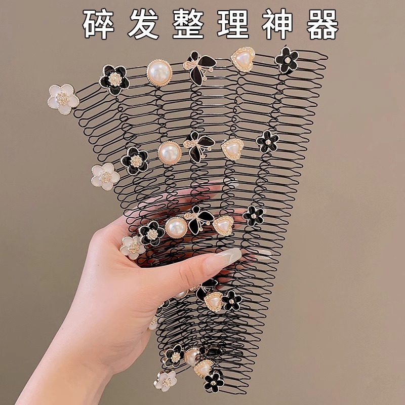 Camellia pin de cabello roto acabado de cabello artefacto invisible pin de cabello para mujeres 2025 nuevo toque de cabello de cabello de cabeza