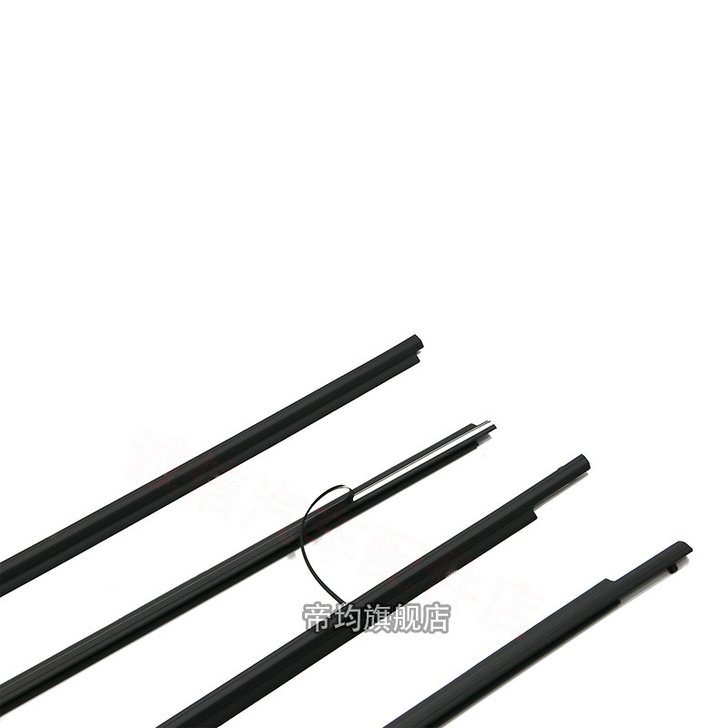 Suitable for 2009-2014 Highlander Window Glass Outer Trim Strip, Door Water Barrier Strip, Electroplated Strip, Waterproof Decorative Strip