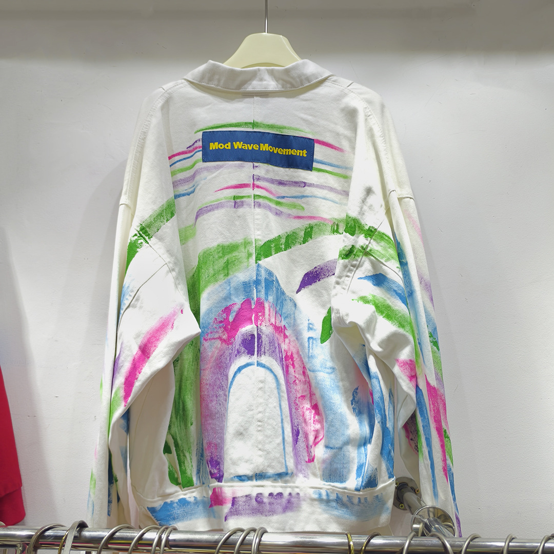 Herrenbekleidung Jacke für Frauen Amerikanische Trendmarke Lockere Oberteile Paare Lässige Internet-Promi-Reversjacke_voghion.com