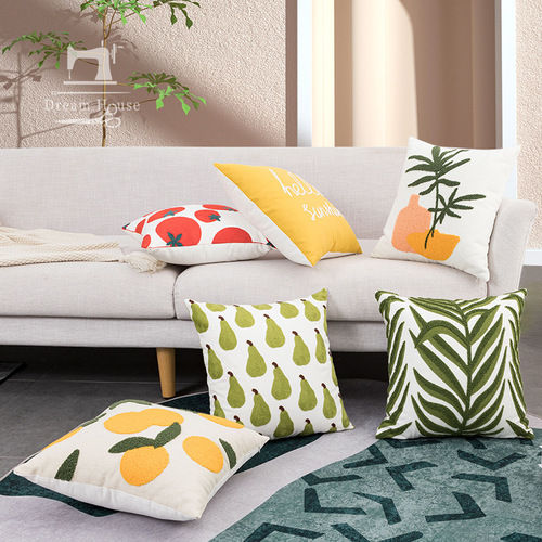 Modern simple ins pillow Nordic living room sofa cushion B&B bay window model room lumbar pillow pillow case wholesale