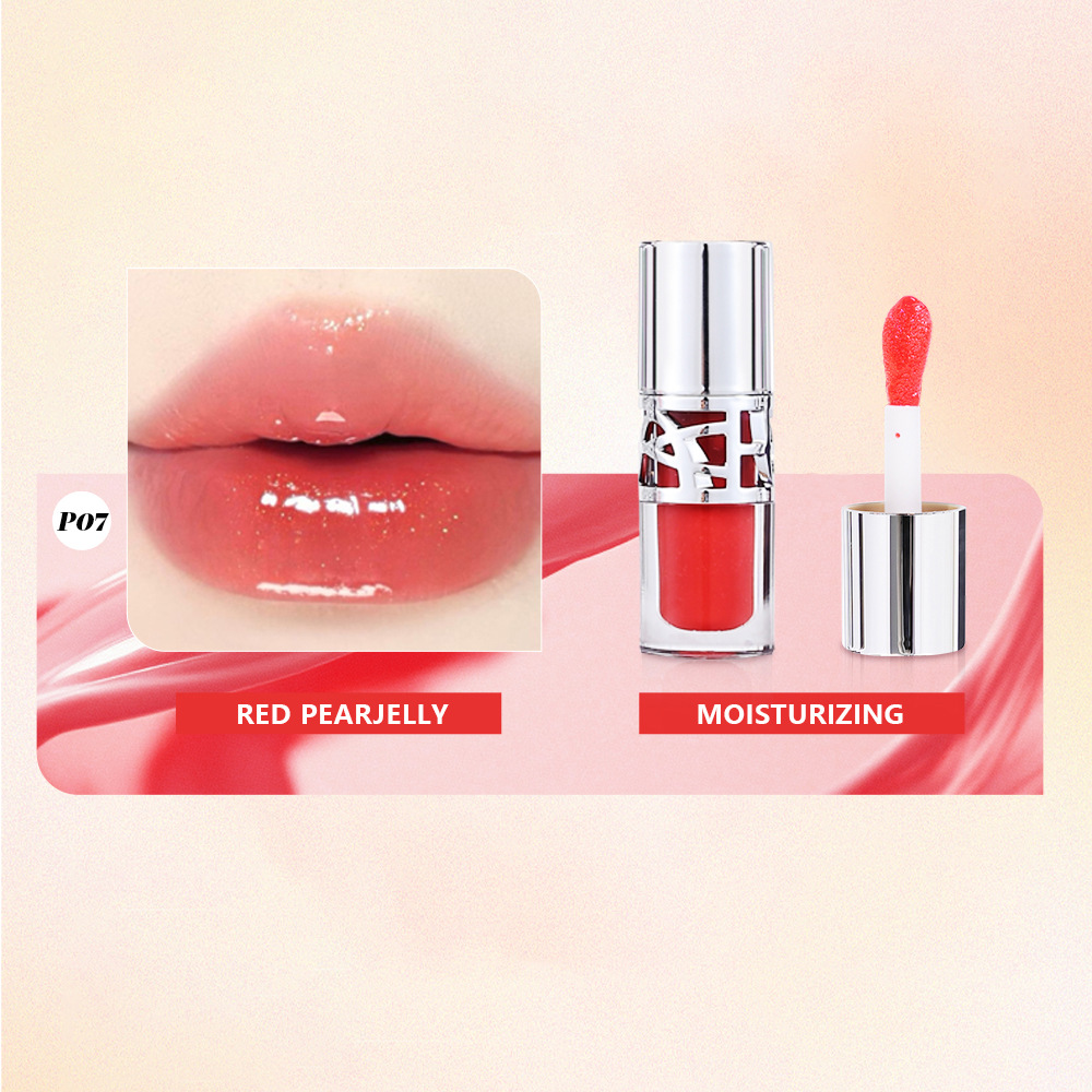 Transfronterizo PAGE VINE hidratante brillante brillante miel labial flácida labios blanqueadores con maquillaje de agua de espejo labial congelado comercio exterior