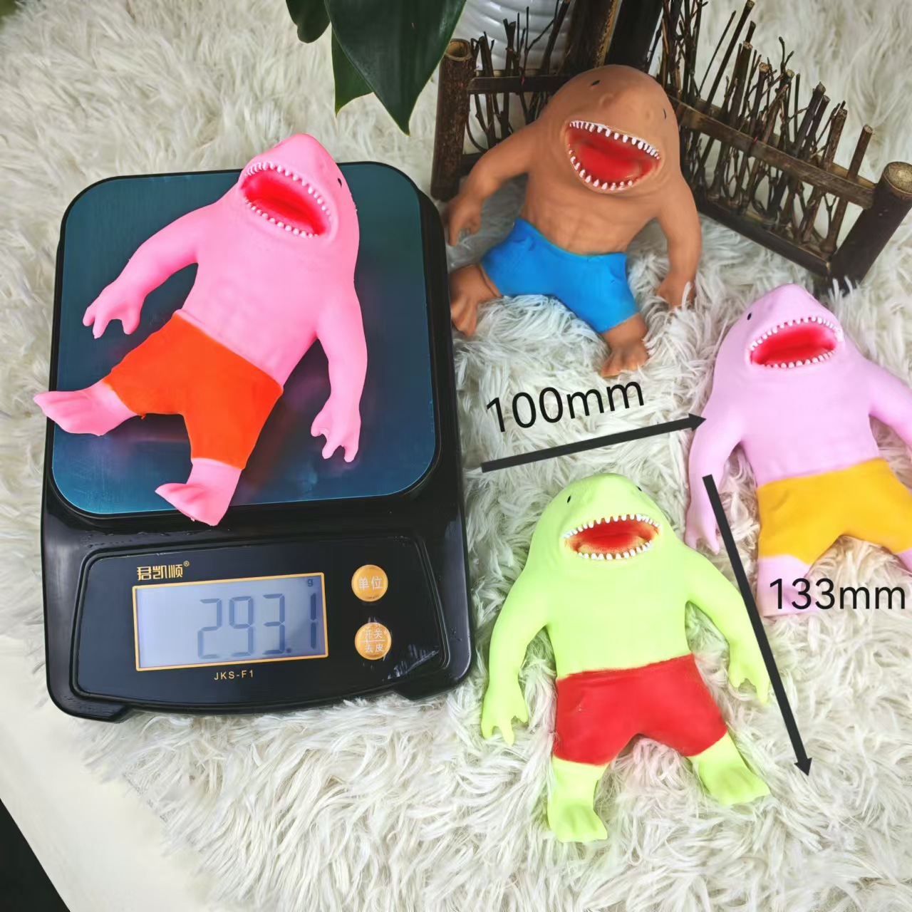 Juguetes de reducción de presión tiburón monstruo pellizco tiburón 0 serie de arena divertida Yiwu juguetes de alta calidad nuevos productos