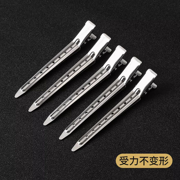4.5 Style -shaped hairdressing duckbill holder hand push ripple clip…