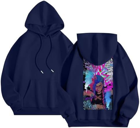 Hoodie for Men Women Arcane League of Legends Art Print Arca