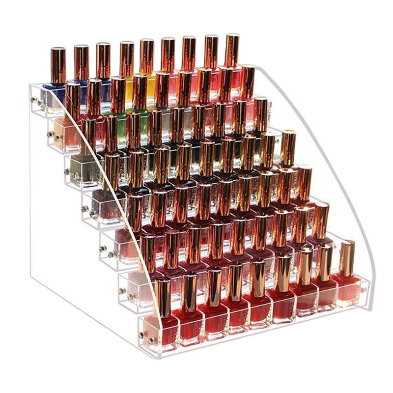 Acrylic Nail Polish Display Rack Multi-Layer Plastic Transparent Nail Polish Glue Storage Box Nail Salon Display Rack Cosmetics Rack Acrylic Nail Polish Display Rack Multi-Layer Plastic Transparent Nail Polish Glue Storage Box Nail Salon Display Rack Cosmetics Rack