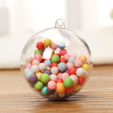 亞克力透明球裝飾圓球 PS空心塑料商場節慶創意聖誕球3-25cm