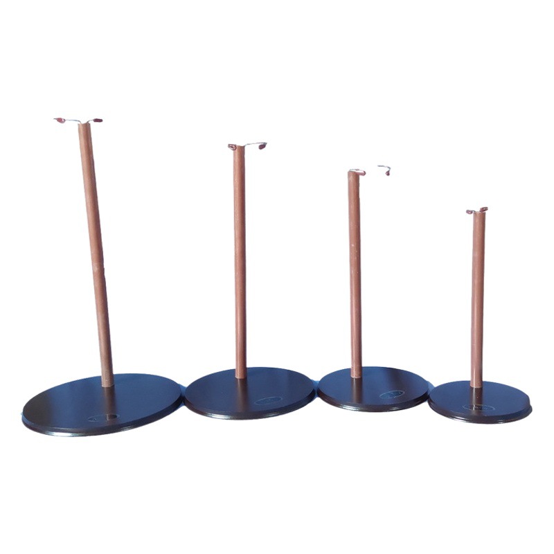 20-60cm muñeca adecuada para sdbjd muñeca todo tipo de muñeca de felpa marrón soporte de madera fábrica entrega de una sola pieza