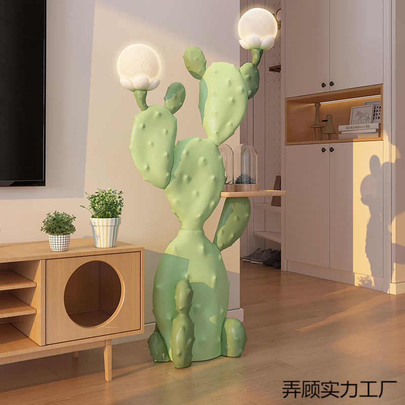 Cactus Flower Furniture, Large Floor-Standing Decoration for Living Room, Tv Cabinet, Sofa Storage, Bedroom Decoration, Housewarming