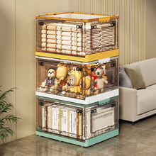 五开门折叠收纳箱超大号侧开门学生书本收纳箱玩具杂物衣服整理箱