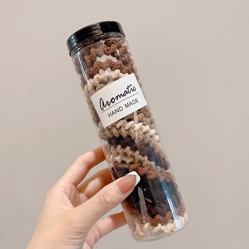 Otoño e invierno Maillard High elástico y duradero, la banda elástica no daña el cabello, la cuerda para el cabello, el lazo para el cabello, el temperamento simple, la cuerda para el cabello, los accesorios para el cabello