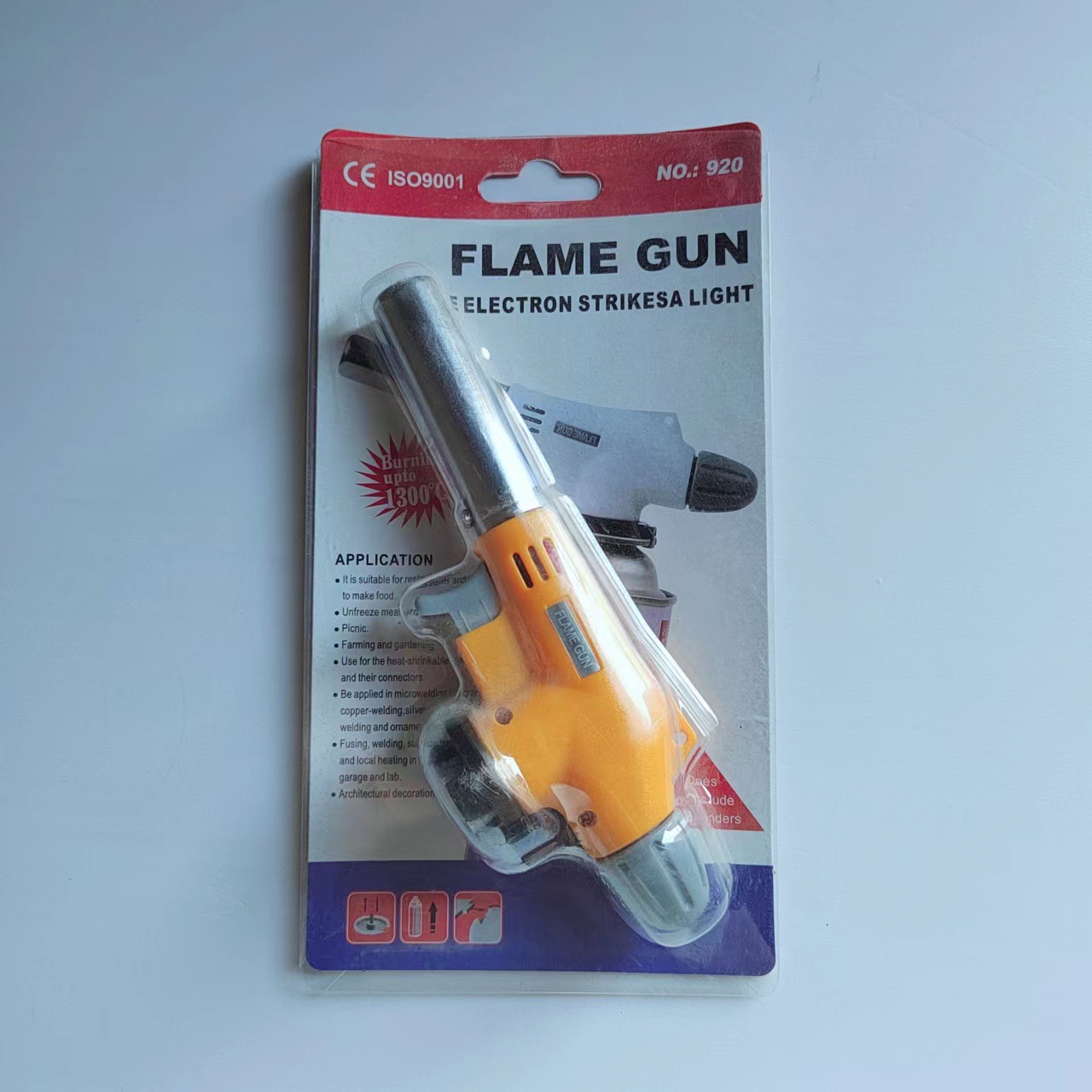卡式噴火槍戶外燒烤火炬烘焙點火器燒豬毛火焰槍廠家瓦斯點火槍