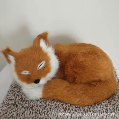 Car ornaments — dog car ornaments odor removal - large-yellow-fox