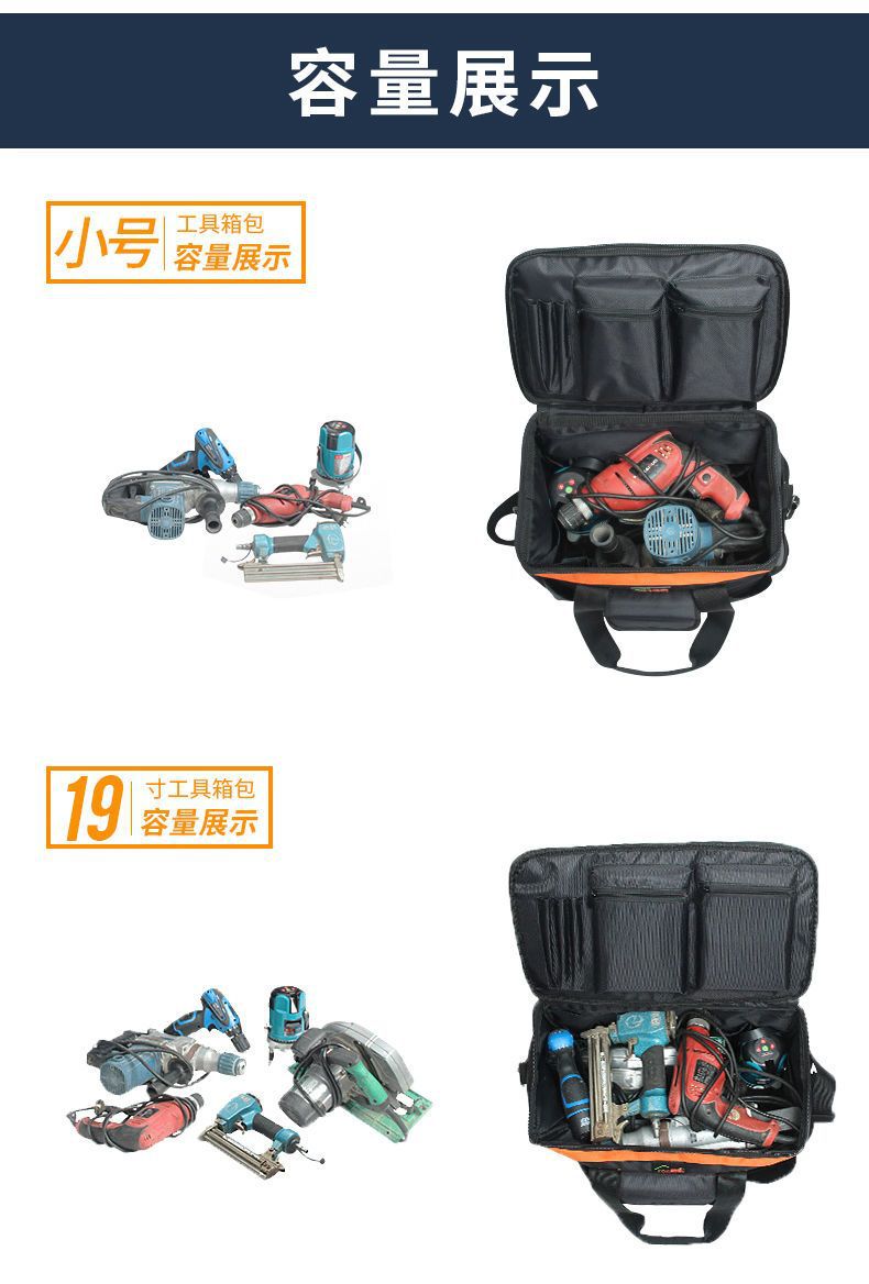 Large Multifunctional Artist's Tool Bag for Decoration and Repair, with Extra-Thick Single Shoulder Strap and Wheels, Trolley-Style Toolbox