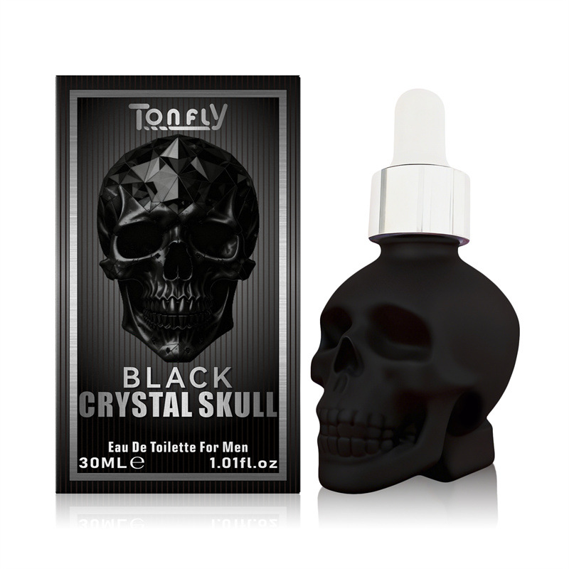 Tonfly Men's Perfume 30ml Marine Tone Black Design Style Exudes Masculine Charm Cross-Border Ready Stock