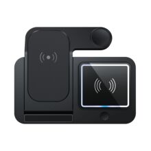 三合一无线充电器15W磁吸快充适用苹果手机手表充电盘通用桌面