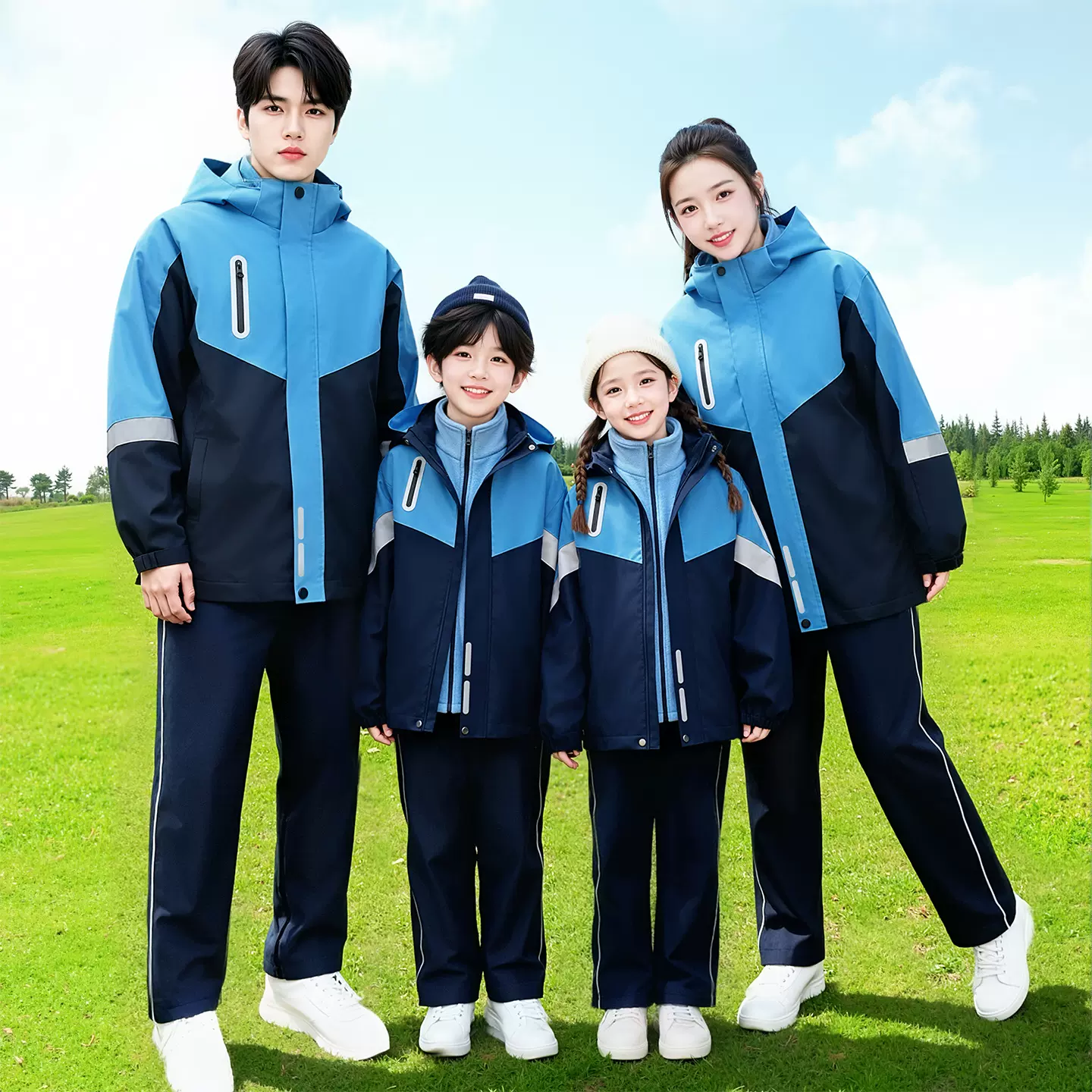 江西南昌市中小学生统一校服春秋装儿童套装江西省初中生校服