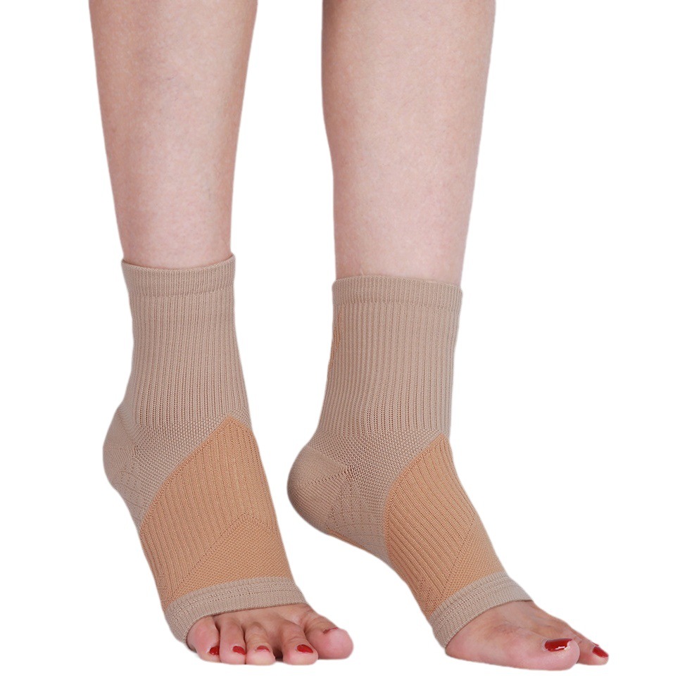 Meiks transfronterizo de punto de deportes tobillo protección anti-Tobillo calcetines correr danza saltar la cuerda protección del tobillo anti-Esguince calcetines de protección del pie