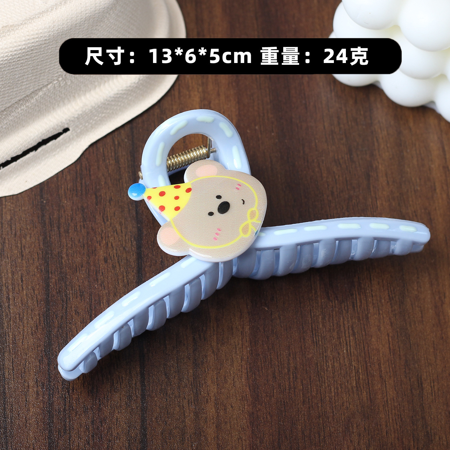 Cute dibujo ~ Corea del Sur 2025 nuevo graffiti dibujos animados agarrar clips de alta sensación de gran tamaño detrás de la cabeza cabello de tiburón clips mujer