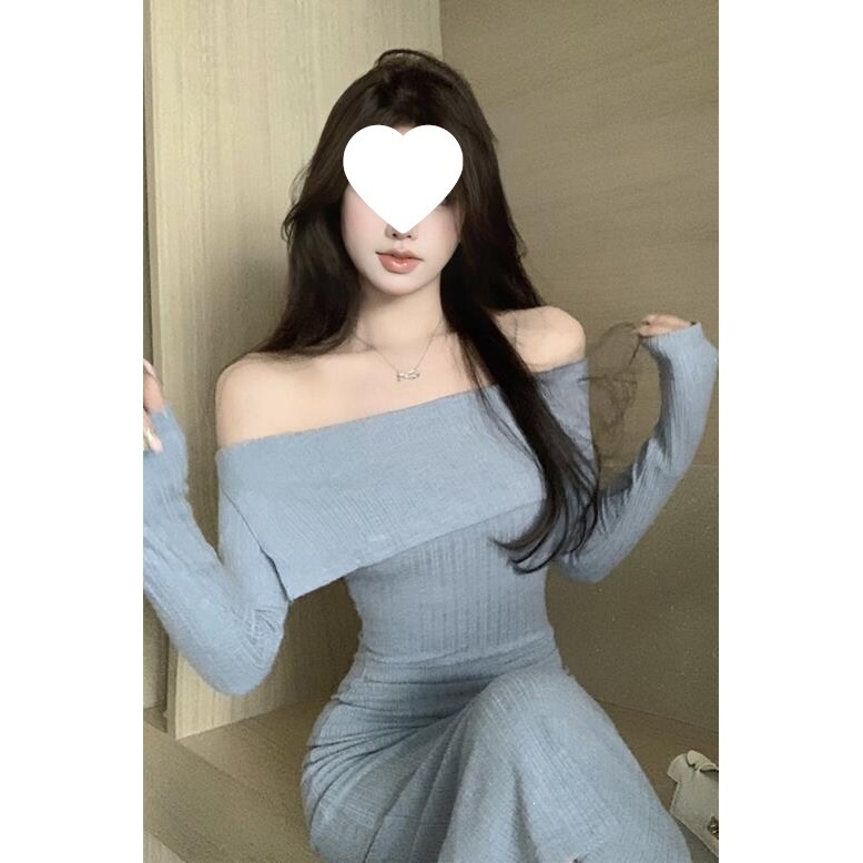 One-Shoulder Dress for Women 2026, Pure and Alluring Style, Versatile, Waist-Cinching, Slimming, Slit Mid-Length Bodycon Dress One-Shoulder Dress for Women 2026, Pure and Alluring Style, Versatile, Waist-Cinching, Slimming, Slit Mid-Length Bodycon Dress