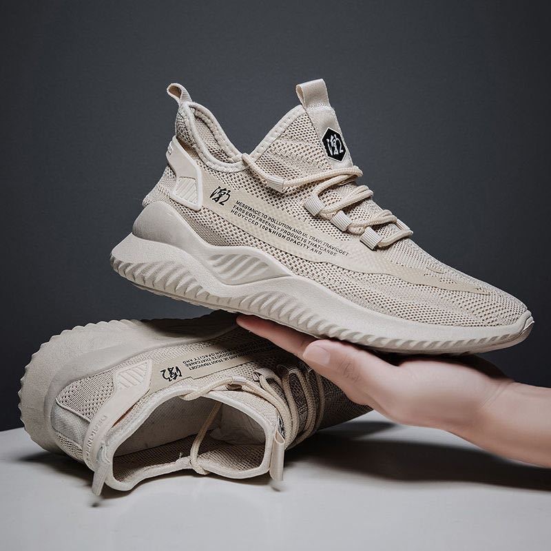 2023 Spring Summer Autumn Flat Casual Round Head Textile Category Cotton Fabric Men's Summer Low Top Breathable White Sports Shoes