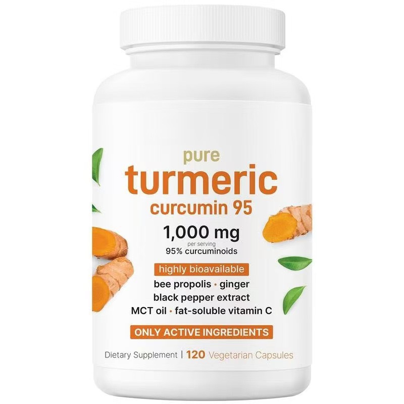 Spot Curcumin Capsules Turmeric Curcumin Source Factory Tk Amazon Hot-Selling Model