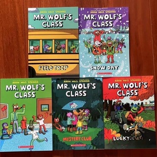 Mr Wolf's Classroom 5 Volumes English Mr Wolf's Classluckystars Kidsren's Bridge Chapter Book