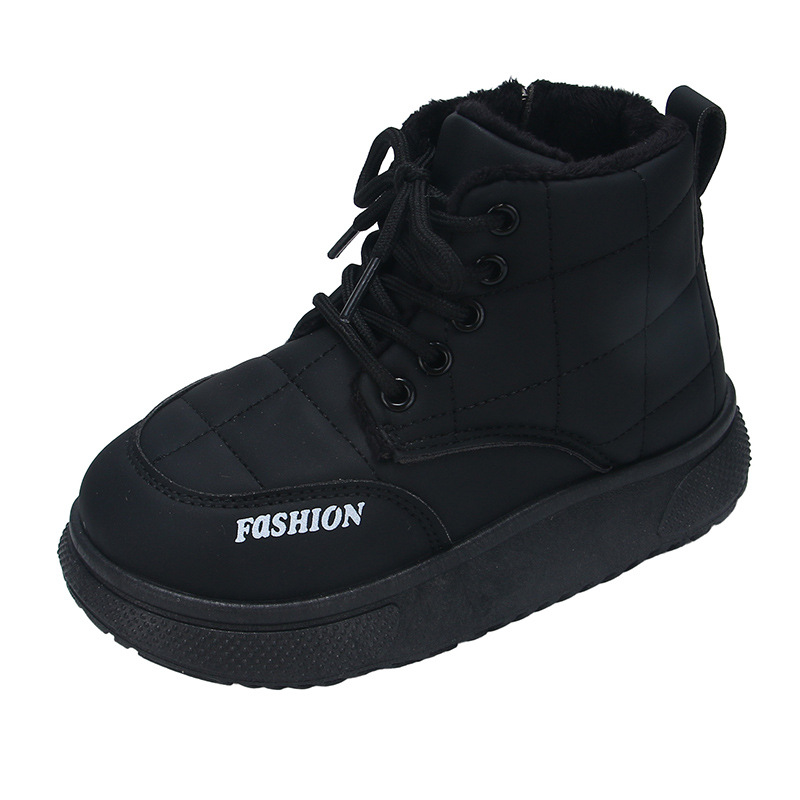 Botas de niñas 2025 invierno nuevo niño botas de algodón de nieve botas calientes para niños botas Martin