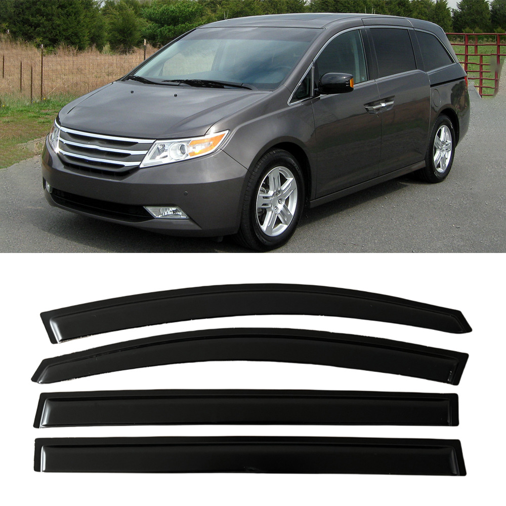 Honda For Honda ODYSSEY 2011-2017 Window Visor Vent Shade Rain Guard (Rain shield) - for-honda-odyssey-2011-20174pcs