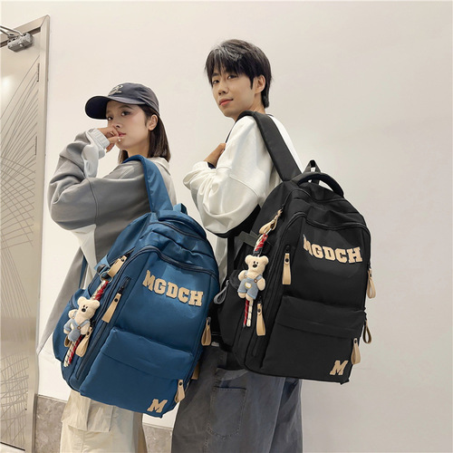 Large Capacity Multi-layer School Bag for Middle School Students (Boys and Girls, High School Students) Dual Shoulder Bag Weight Reduction Spine Protection Ultra Lightweight Laptop Backpack