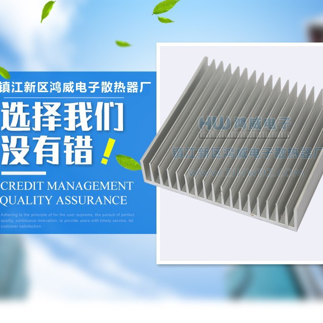 鸿威电子型材散热器_支持产品定 制_厂家供应 规格齐全鸿威电子