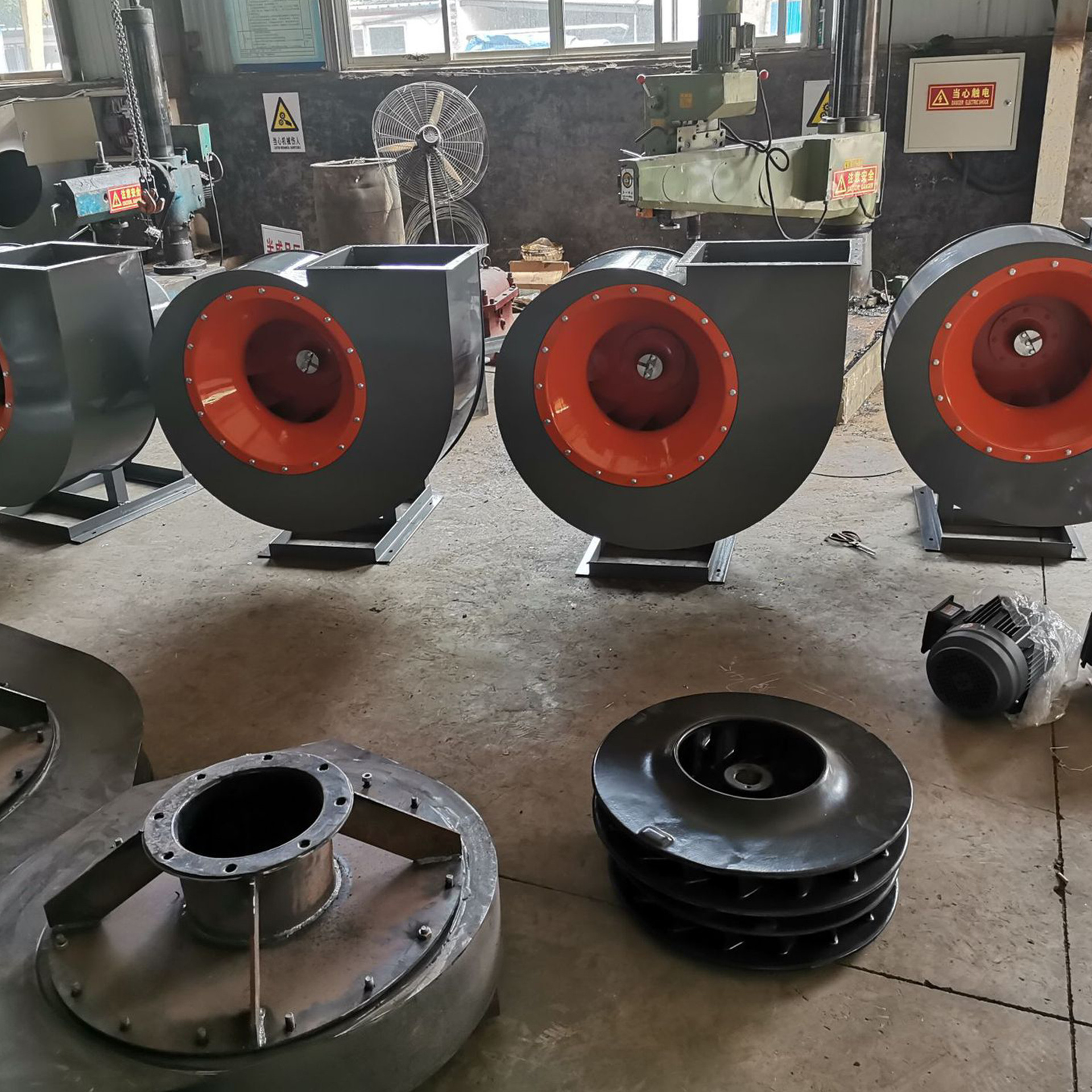 厂家直供4-72人防工业抽风机废气排烟风机多翼式除尘工业离心风机