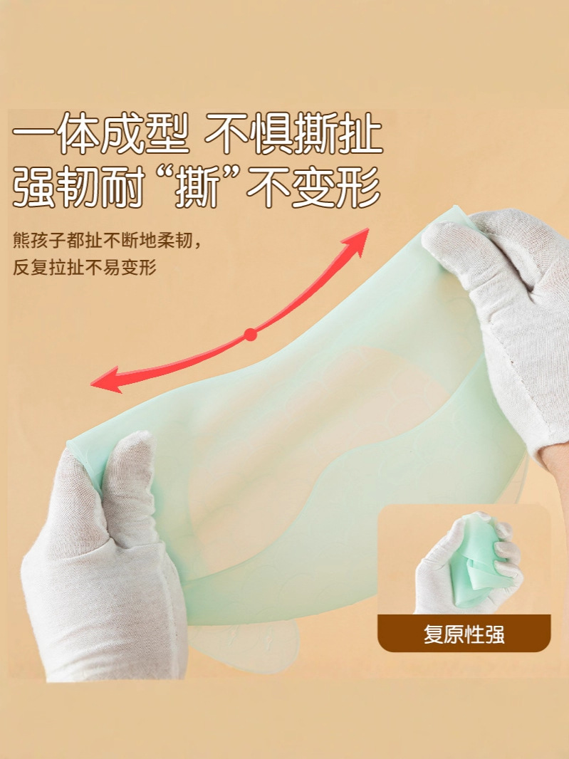 Alimentos para bebés de silicona baby bib bolsas de arroz tridimensionales ligeras baby bib impermeable toallas de saliva