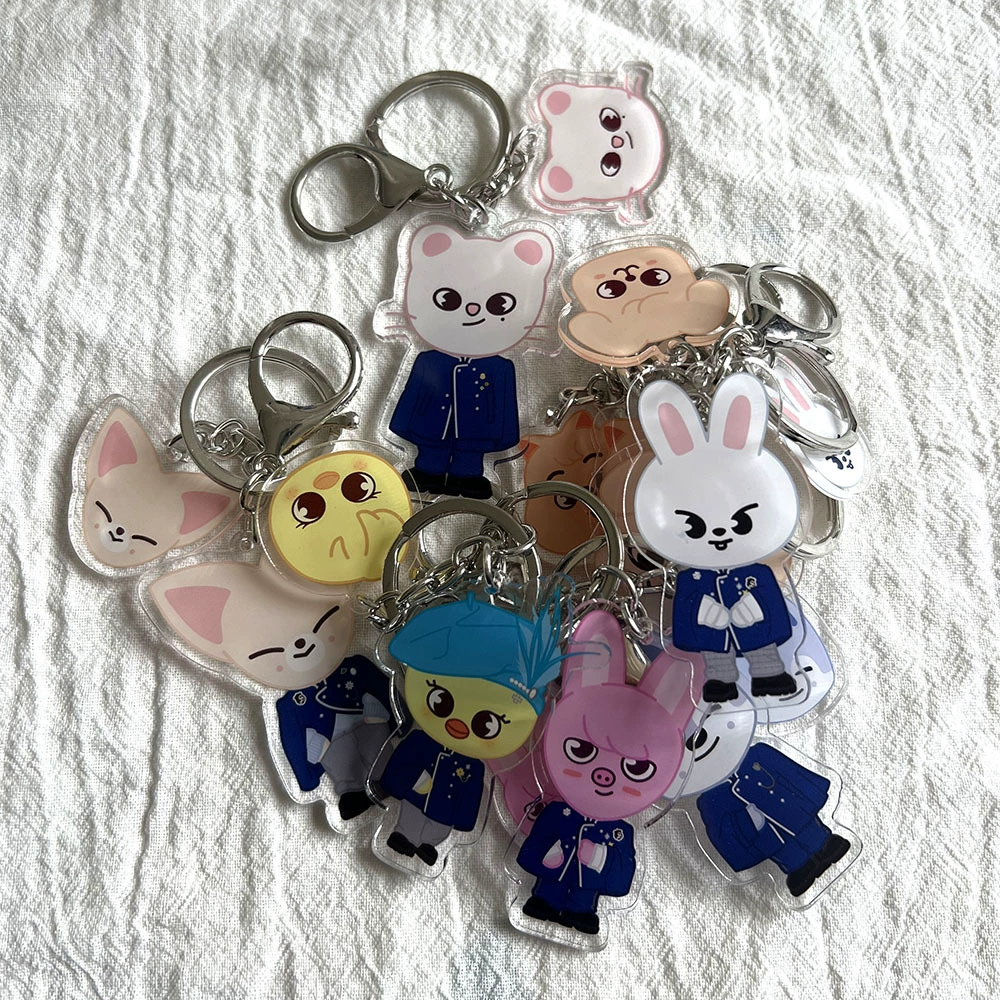 Cartoon acrylic keychain